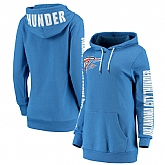 Women Oklahoma City Thunder G III 4Her by Carl Banks Overtime Pullover Hoodie Blue,baseball caps,new era cap wholesale,wholesale hats